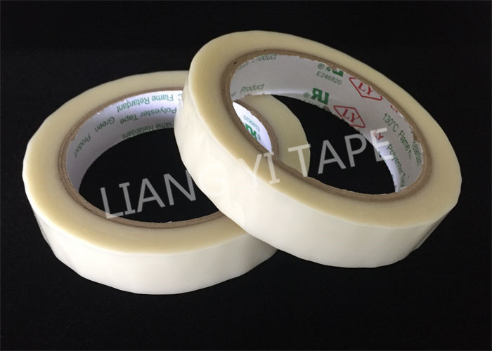  Acrylic White Polyester Insulation Tape ,  Flame Retardant Industrial Insulation Tape Manufactures