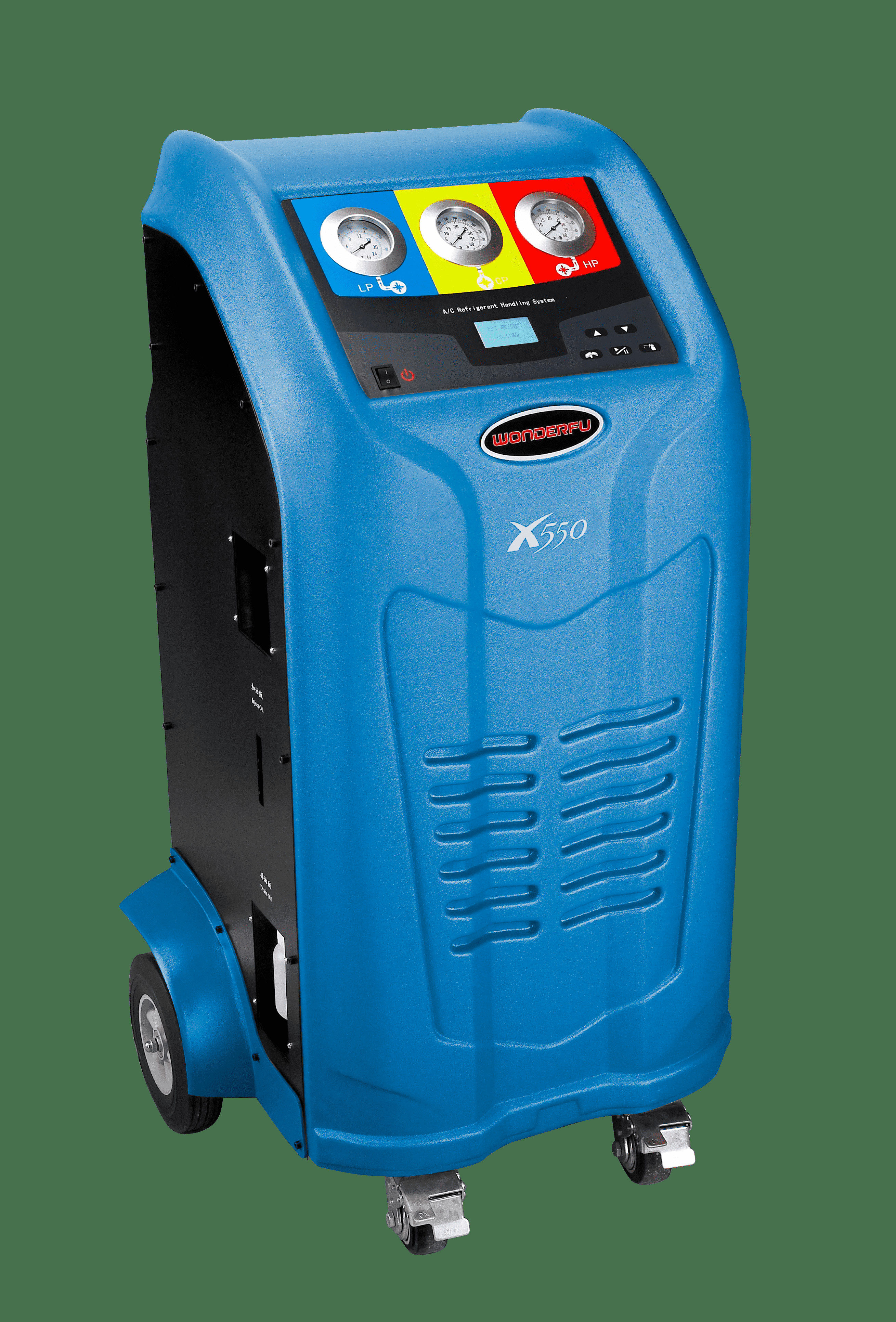  Blue 220V 1kw Air Conditioning Recovery Machine For Buses  Trucks Manufactures