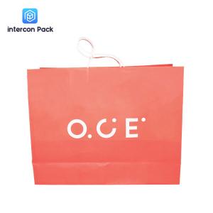  Thickness 120gsm-450gsm Paper Handle Bags 10.63x14.17x7.09 Inch Recyclable Manufactures