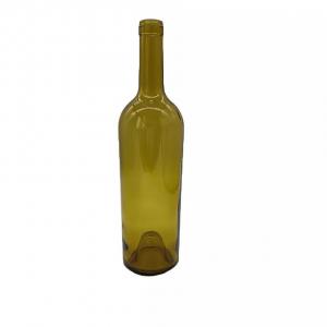  High Quality Dry Red Wine Glass Bottle Dark Green Color 750 ml Bottle Factory Price Manufactures