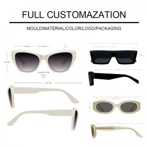  Customized Acetate Sunglasses 300 Pcs Unisex Abundant Style Options Manufactures