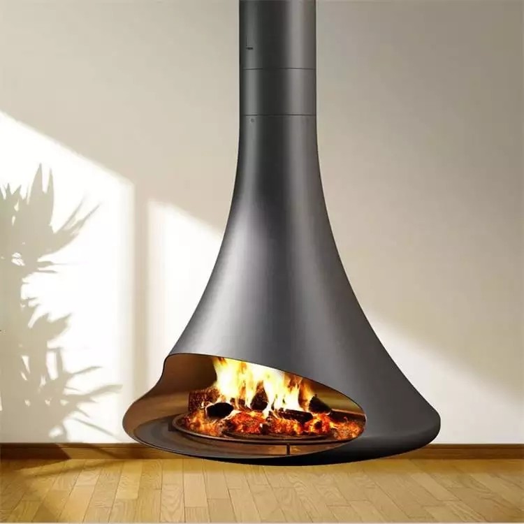 Buy cheap Wood Suspended Stove Hanging Wood Burning Fireplace For Indoor Heating from wholesalers