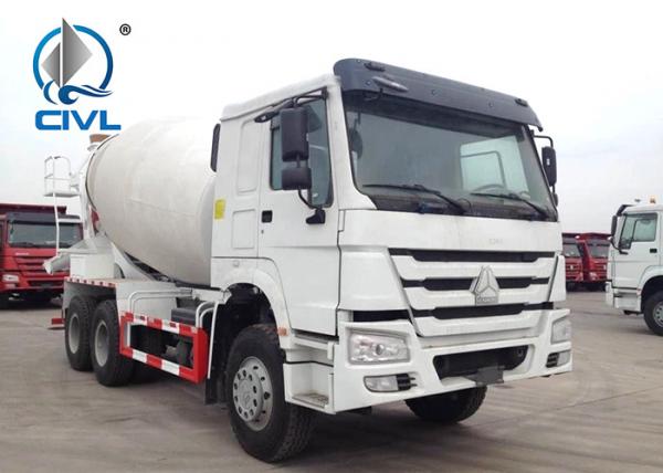Quality SINOTRUK HOWO 6 x 4 Concrete Mixer Truck 12m3  mixer tank volume LHD for sale