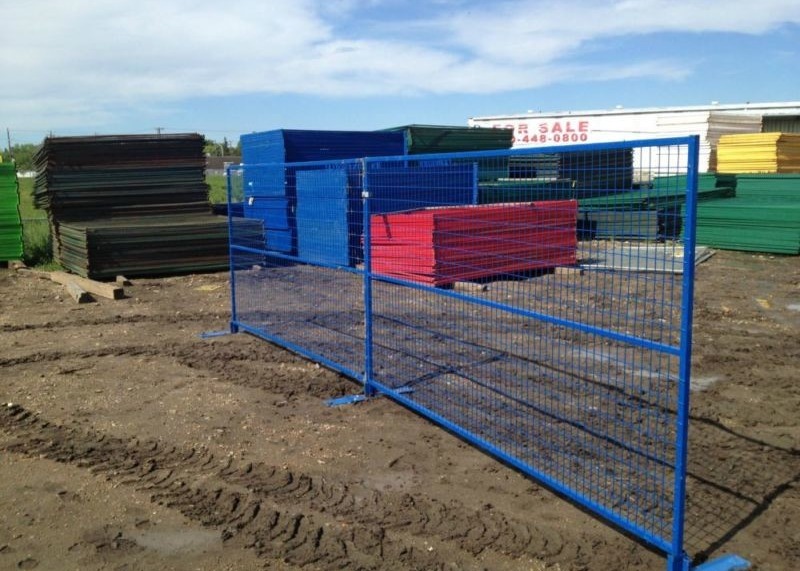  Portable Metal 8ft Tall Temporary Site Fencing With Powder Coating Manufactures