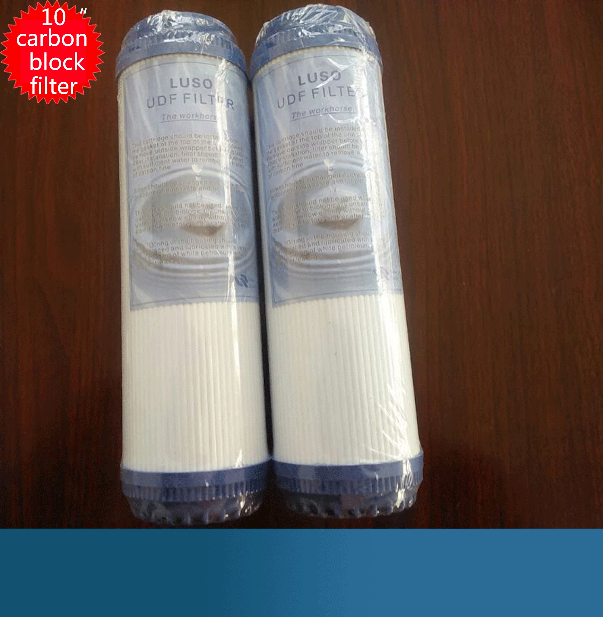  10 "UDF Water Filter Cartridge Granular Activated Carbon Block Filter Cartridge Manufactures