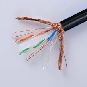  Outdoor Waterproof Cat6 SFTP Shielded Twisted Pair Cable 305mFor Network Manufactures