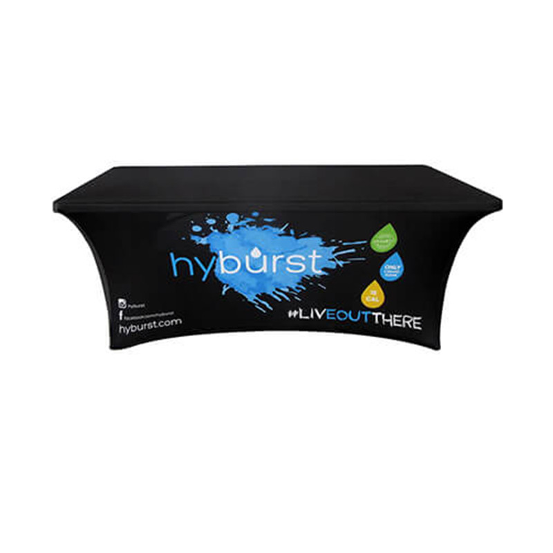  Digital Printing Promotional Table Runner , 6 Foot Table Cloth With Logo Double Stitching Manufactures
