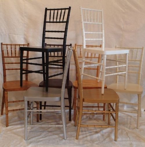  Aluminum Chiavari chairs, folding chairs, different color finished Manufactures