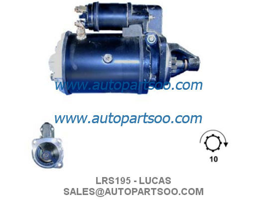  LRS195 LRS968 - LUCAS Starter Motor 12V 2.8KW 10T MOTORES DE ARRANQUE Manufactures