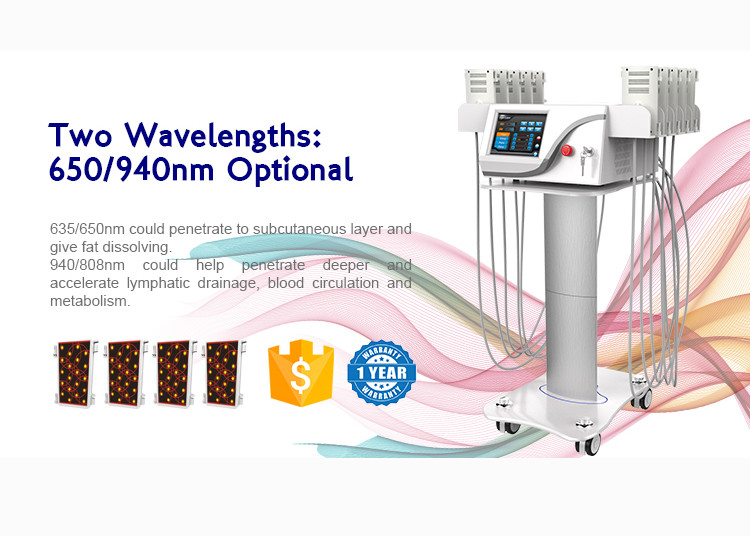 Ce Approved 4d Lipo Laser Slimming Machine With 6/8/10/12/14/16 Pads Manufactures