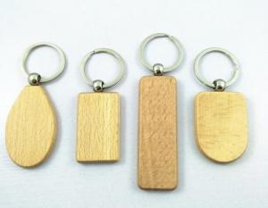  Wooden Blank Keychains, Wood keychain with ring, Laser Engraved Wooden Label Manufactures