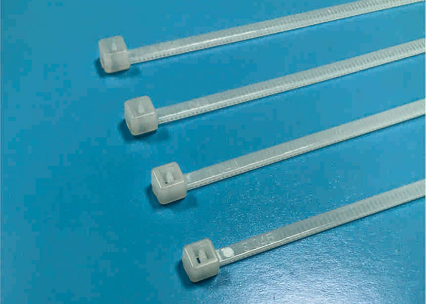  Non Releasable Wire Zip Ties , Nylon Wire Ties With 10mm Max Bundling Diameter Manufactures