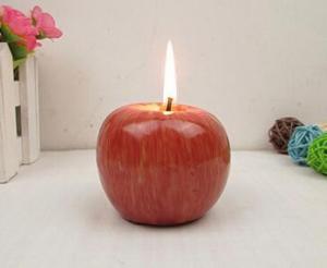  Christmas Apple Candle, Uique Fruit Candle, Paraffin Wax Candle Manufactures