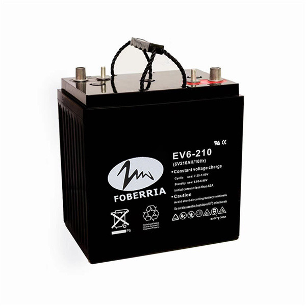  Black Vrla 6v 210ah 400Ah EV Lead Acid Batteries For Mobility Scooters Manufactures