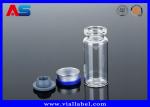 Pharma Small Glass Vials 2ml 5ml 8ml 10ml 15ml 20ml Glass Bottles With Rubber And Plastic top Manufactures