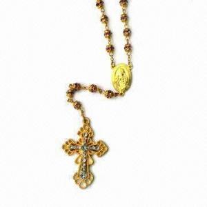  Rhinestone Rosary, Customized Colors are Accepted Manufactures
