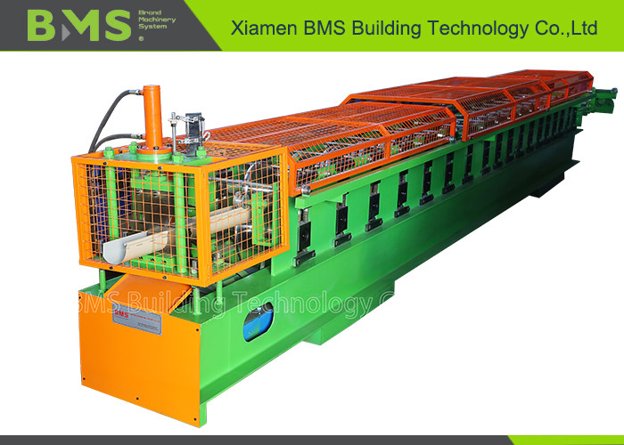  Rainwater System Gutter Custom Roll Forming Machine With Siemens PLC And Security Cover Manufactures