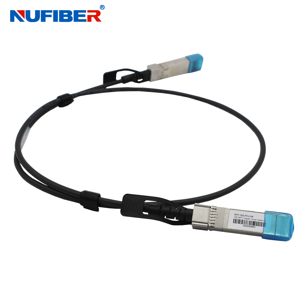  10G SFP+ To SFP+ Direct Attach Cable AWG30 1m For Cisco / Juniper / D-Link Manufactures