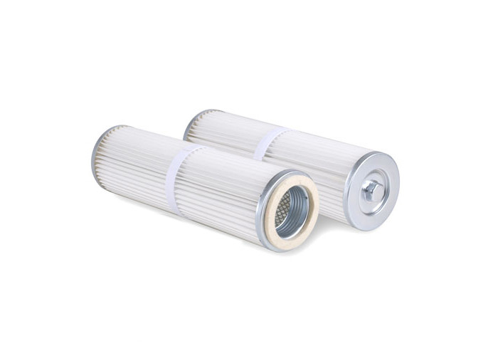  Polyester Spunbond Dust Filter Cartridge Galvanized Steel Inner Core Manufactures