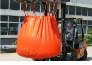  Waterproof Orange PVC Recycled Jumbo Bag Storing Hazardous And Corrosive Products Manufactures