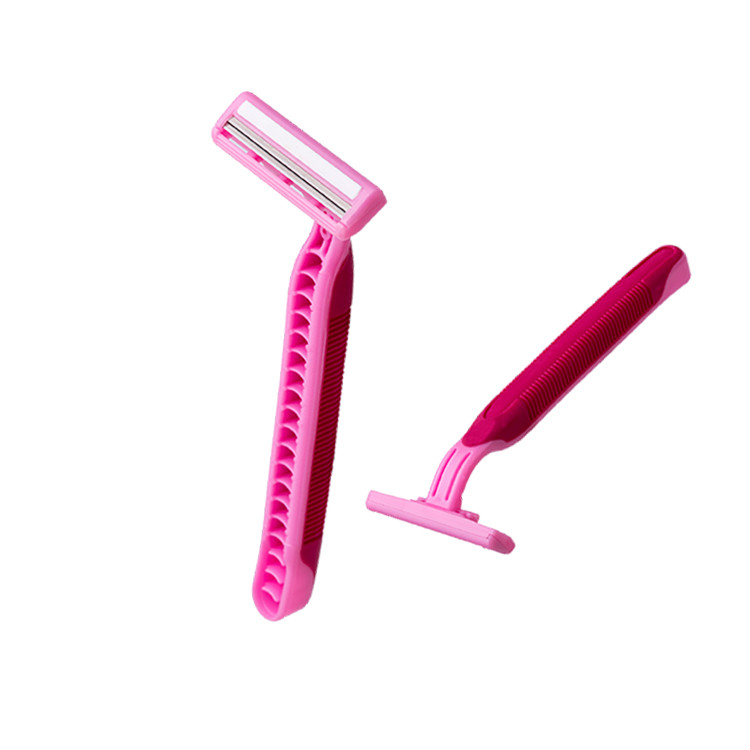  Plastic Twin Blade Disposable Razor With Fixed Head For A Comfortable Shave Manufactures