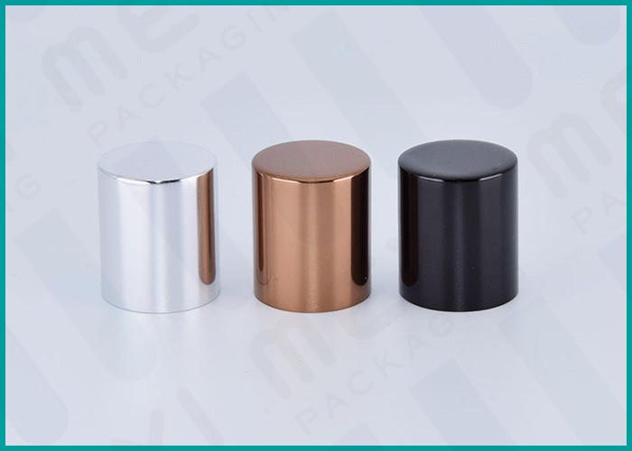  Colorful Aluminum Perfume Bottle Caps / Round Perfume Cap With PP Insert Manufactures
