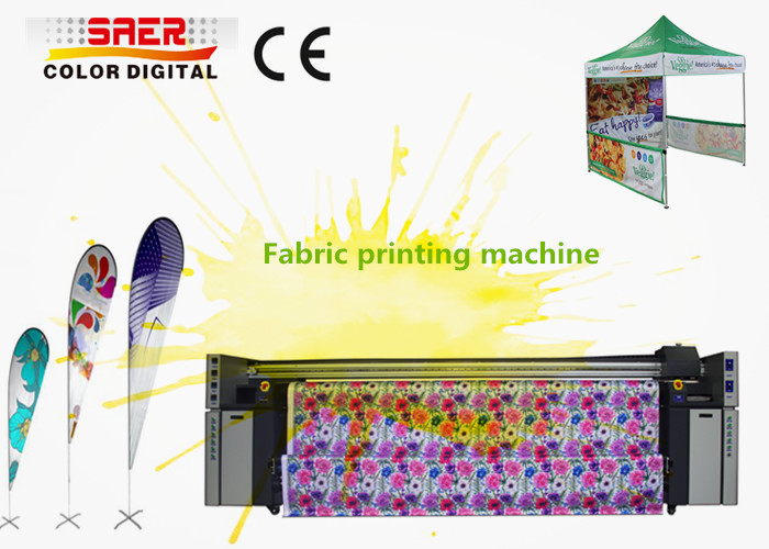  1800DPI Sublimation Digital Fabric Printing Machine Piezo Technology Manufactures