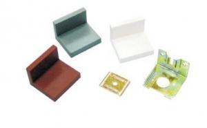  Plastic / Metal L Shape Cabinet Suspension Bracket , Kitchen Cupboard Hangers Manufactures