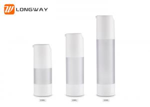  Frosted Clear Plastic Airless Pump Bottles For Travel Emulsion Packaging Manufactures