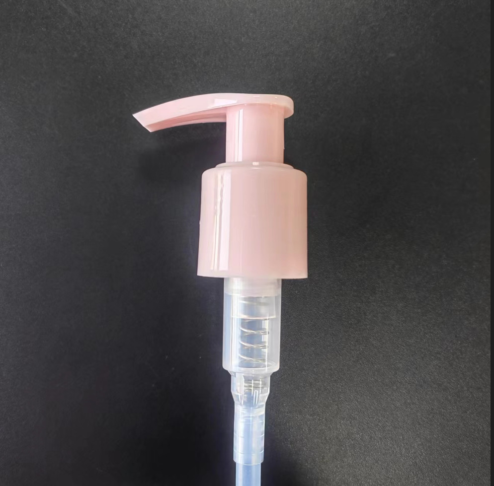  Pink Clip Lock Lotion Dispenser Pump 24/410 28/410 Spring Internal For Shampoo Manufactures