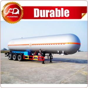  ASME standard Fudeng 52000 liters 3 axles lpg tank trailer price/ lpg gas tanker semi trailer for sale Manufactures