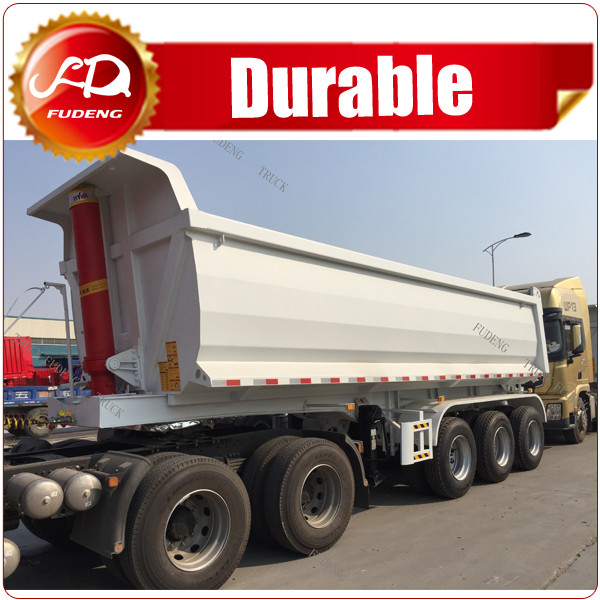  China Made Hot Sale New Design 3 Axle 80Ton Multi-function Rear Dump Trailer for sale Manufactures