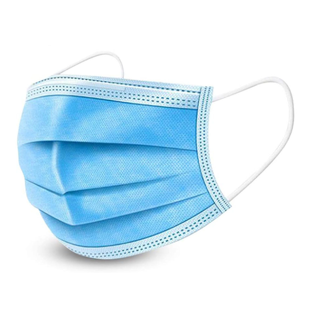  Medical 3 Ply Face Mask , Disposable Breathing Mask 50pcs Per Box Packaging Manufactures