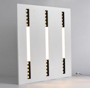  led flat panel lighting 3 Color changing Dial switch dimming 2x2 led flat panel grille model 40w 4000LM white fixture Manufactures