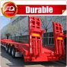 Buy cheap CIMC 60t heavy duty excavator transport tri-axle low bed semi trailer from wholesalers