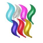  Holiday Party S Shaped Party Foil Balloon Multicolored 24 Inch Foil Balloons Manufactures