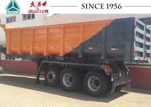  3 Axle Heavy Duty Tipper Trailer 40 Tons Payload For Kenya Construction Transport Manufactures
