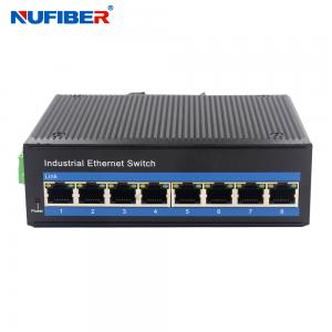  8 Port Rj45 UTP Unmanaged Industrial Switch 10Mbps 100Mbps Auto Negotiation Manufactures