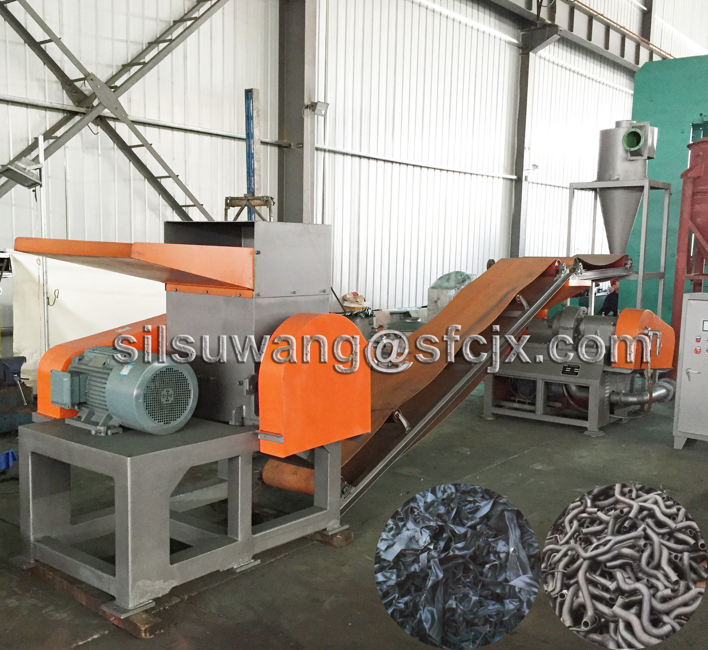  Small Capacity Rubber Scrap Recycling Line Manufactures