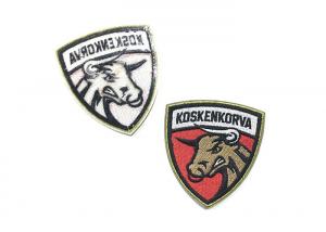  Brooches Adhesive Embroidered Patches Iron - On Backing Customized Shape Manufactures