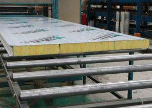  Building Materials 125mm Heat Insulated Glass Wool Sandwich Panel Manufactures