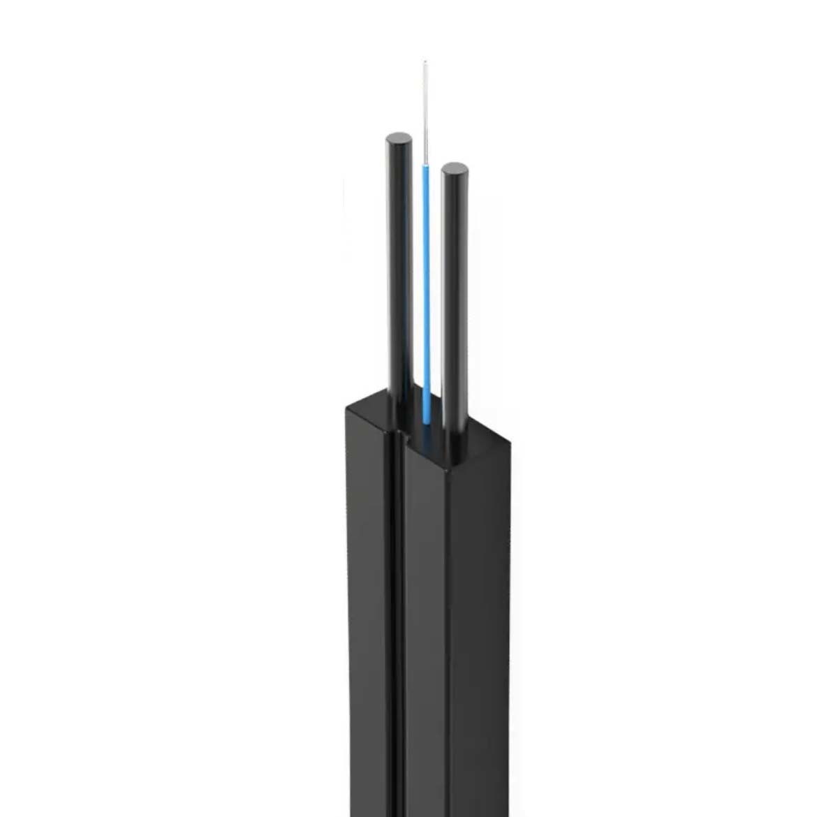  LSZH Sheath GJXH1B FTTH Fiber Optic Cable G652D Black Single Mode Manufactures