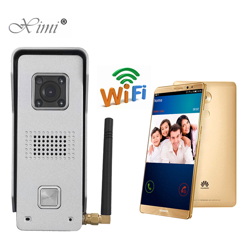  Good Quality Waterproof Metal Case WIFI Remote Control Video Door Bell Internet WIFI Video Door Phone Manufactures