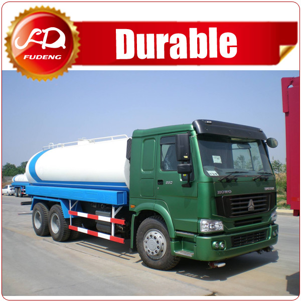  2016 hot sale high quality 19000L 6x4 STR 5000 gallon water tank truck Manufactures