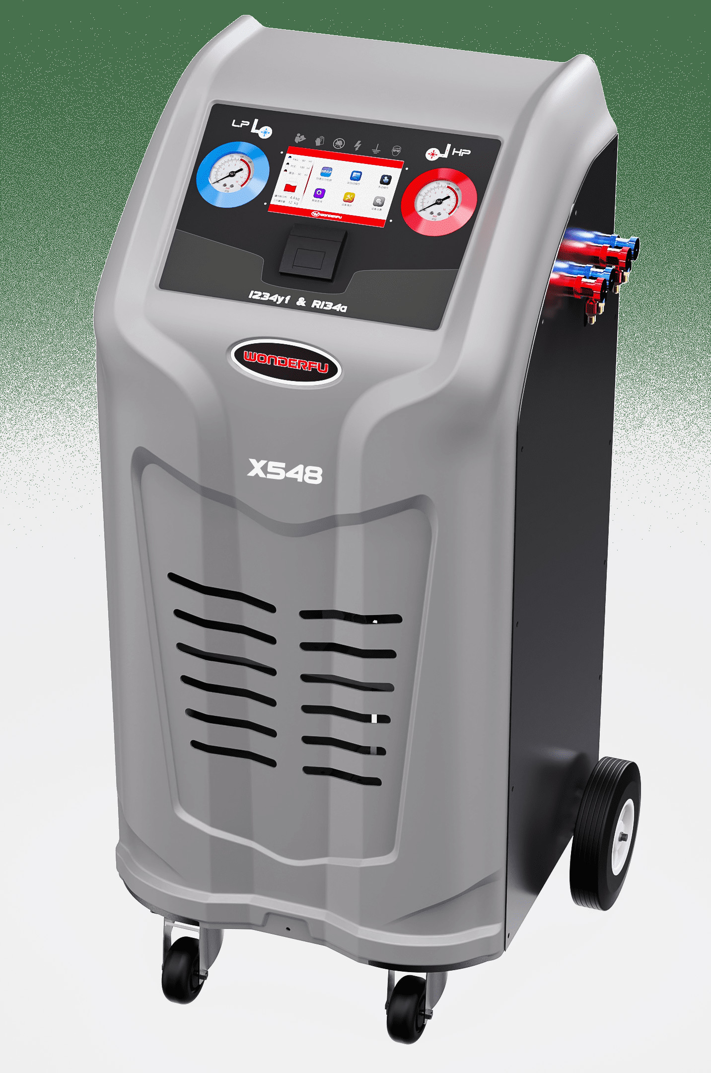 Buy cheap Intelligent Reminder Car Refrigerant Recovery Machine 3/8HP Compressor 1000g/Min from wholesalers