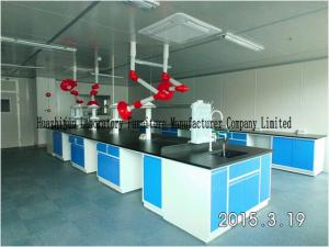  Cleanroom Modular Lab Benches 12.7mm Alkali Resist Countertops Cold Rolled Steel Frames Manufactures