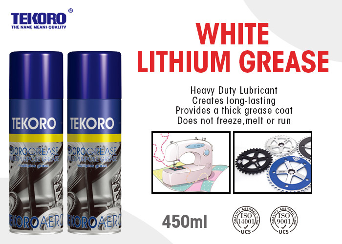  White Lithium Grease Spray / Spray Grease Lubricant For Light Duty Applications Manufactures