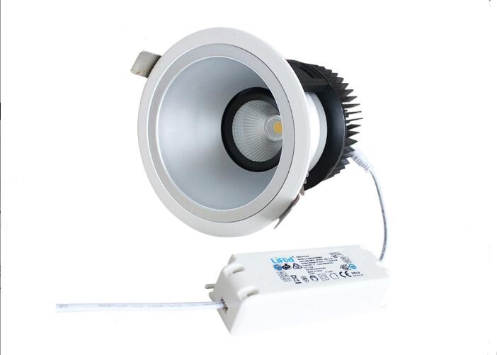 IP20 40 Watt LED Recessed Downlight For Office / Hotel  24 Degree Beam Angle Manufactures