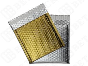  Silver / Golden Metallic Bubble Envelopes Aluminum Foil Envelopes 12.75"×10.5" Manufactures