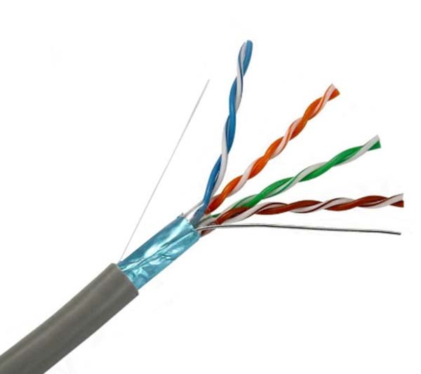  FTP Shielded Solid Outdoor CAT5e Lan Cable Bare Copper 24awg Standard Manufactures